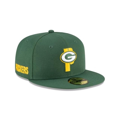 Sapca New Era Green Bay Packers NFL Logo Mix 59FIFTY Fitted - Verzi